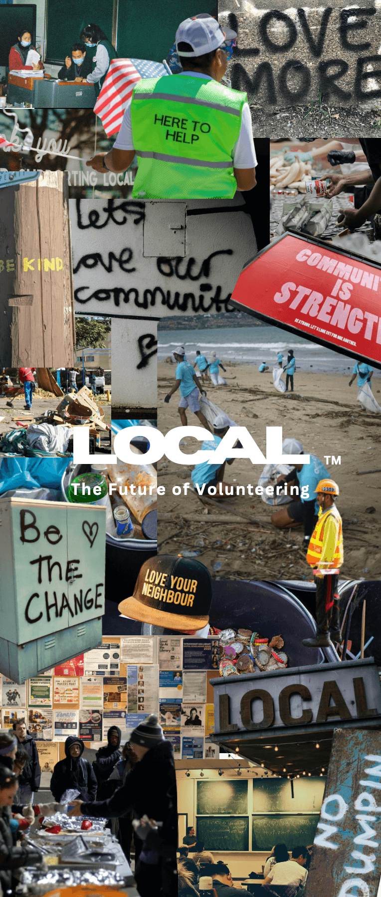 LOCAL collage portrait